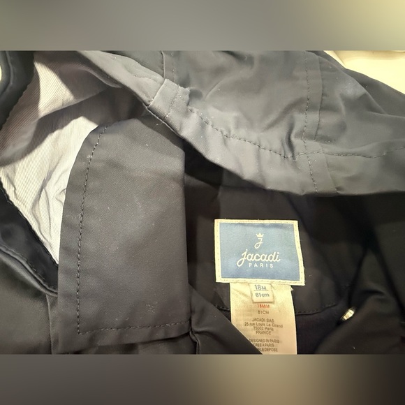 Jacadi Navy Kids Raincoat - Picture 3 of 6